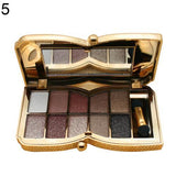 10 Colors Nude Brightening Eyeshadow Palette Smokey Shimmering Powder Smooth Makeup Eye Pigment Cosmetics
