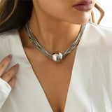 Flytonn-Holly Twisted Chunky Chain Necklace