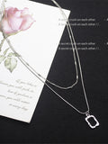 Flytonn- 1PC Pendant Necklace Layered Necklace For Women's Street Daily Birthday Party Alloy