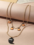 Flytonn- Women's necklace Special Halloween Pumpkin Necklaces